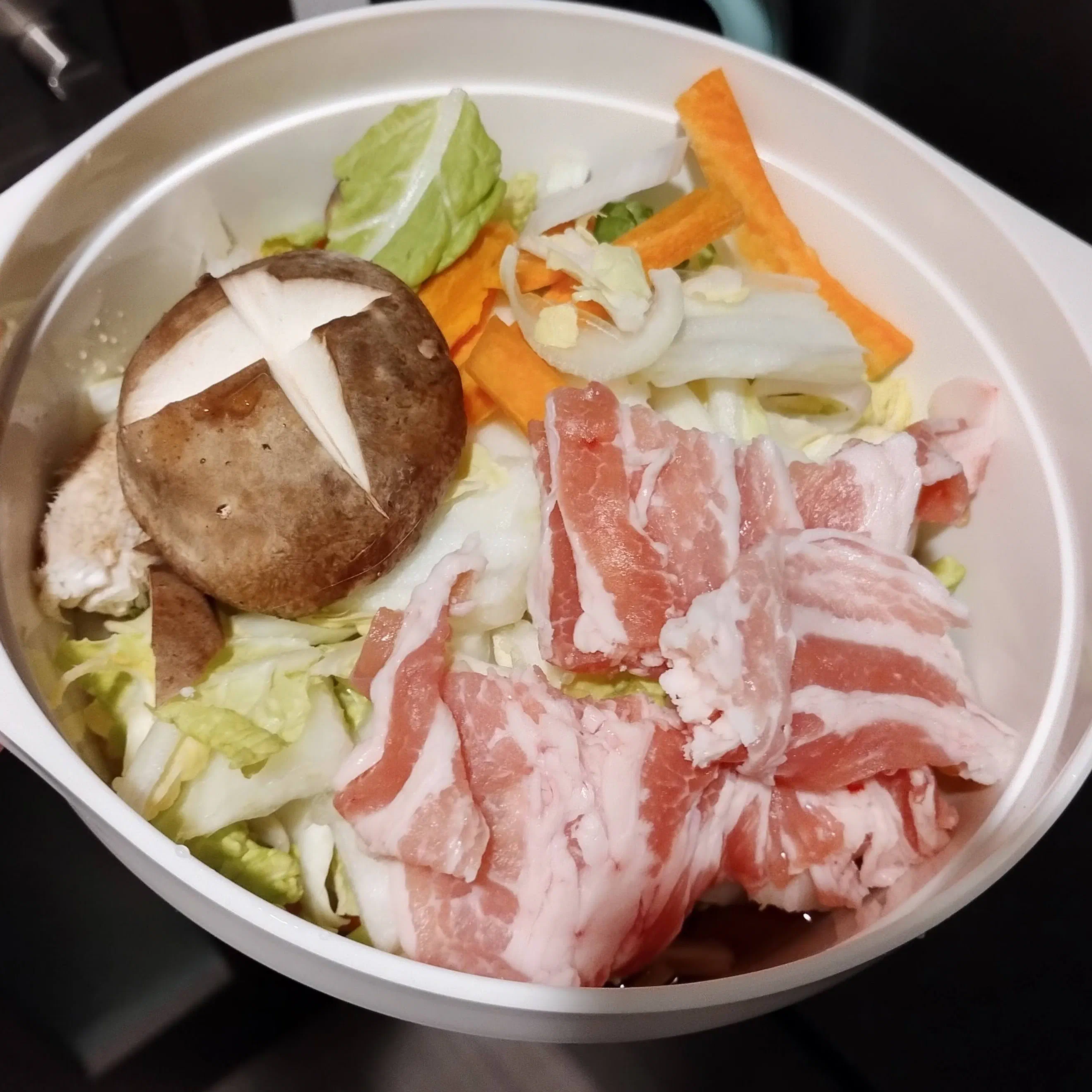 加熱前